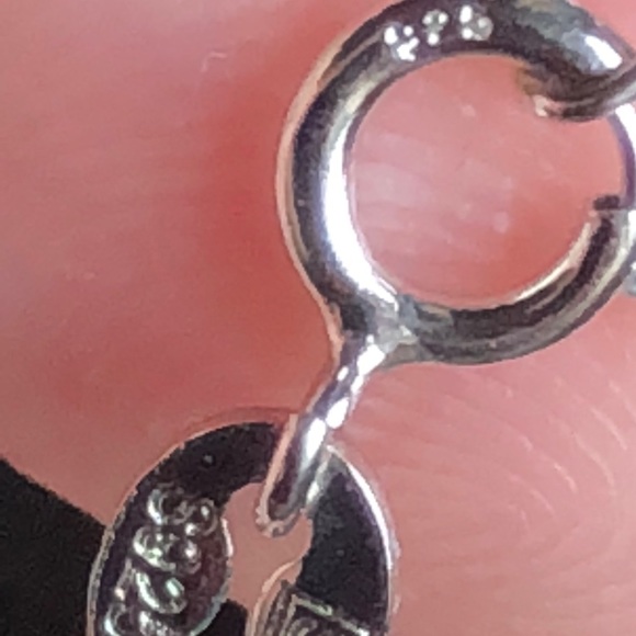 STERLING SILVER TANZANITE HEART - Picture 4 of 8